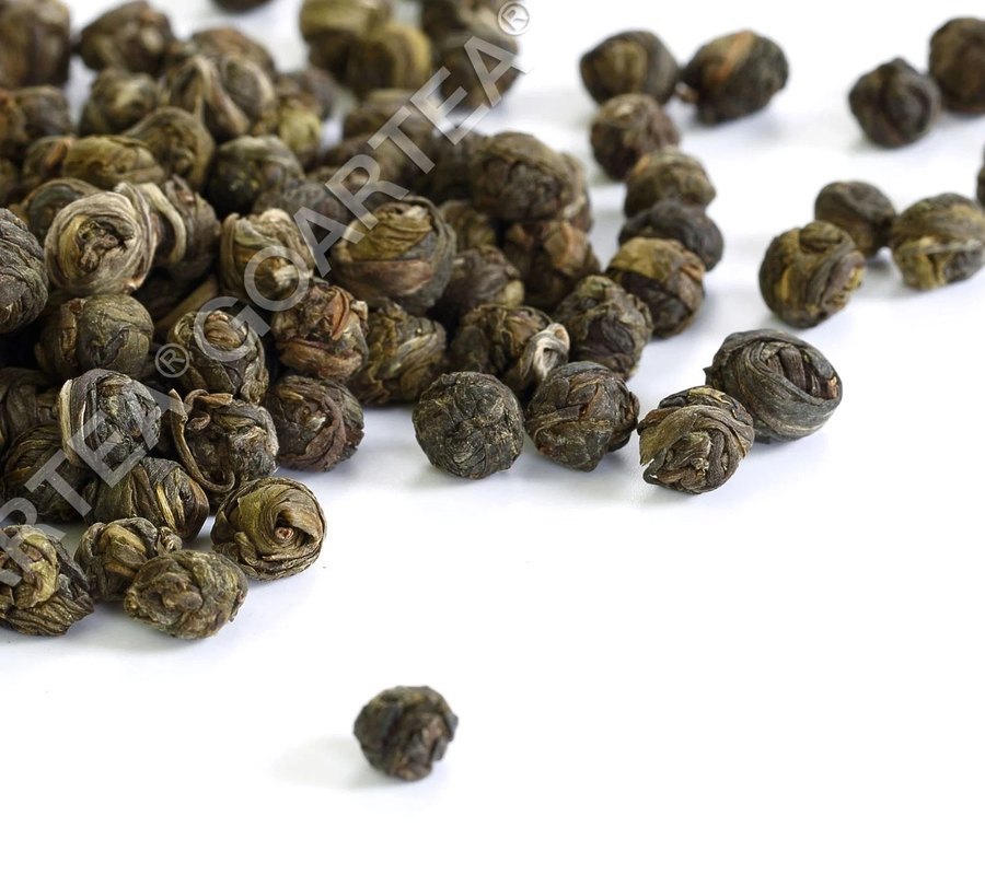 茉莉花茶珍珠形 250克罐装 花茶珍珠